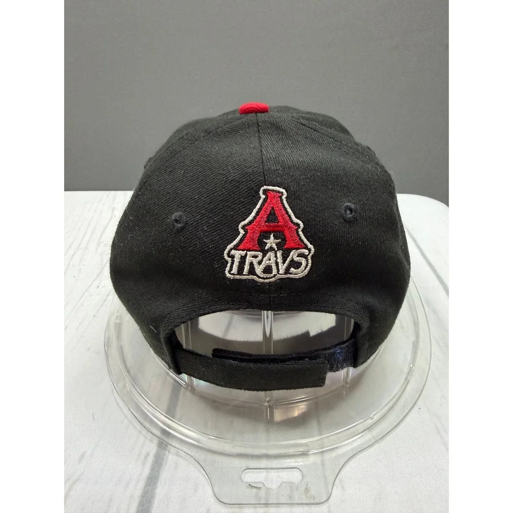 New Era Arkansas Travelers Baseball Cap‎ Youth Black Red 9FORTY Adjustable OSFM